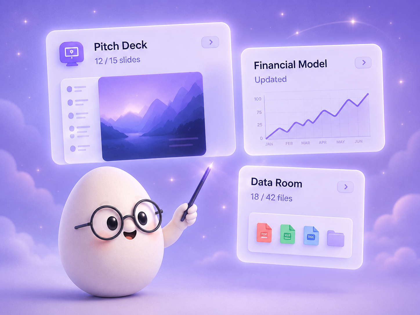 Turn the conversation into investor materials